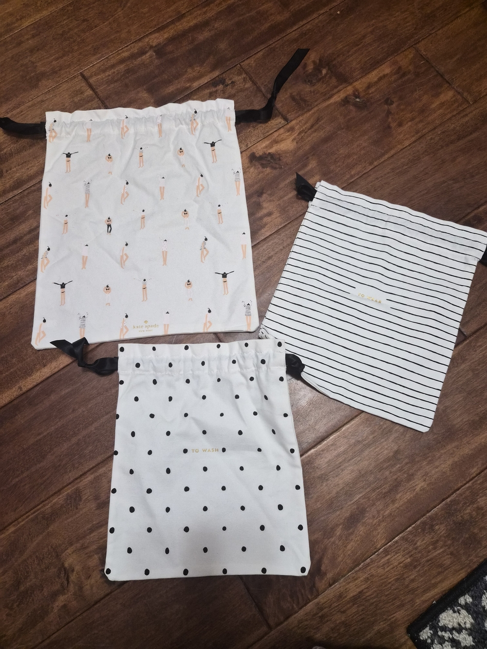 Kate Spade Drawstring Bags - Set of 3
